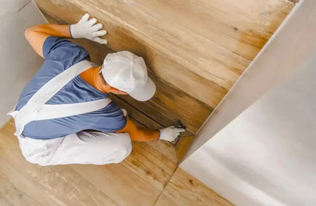 Grout line cleaning in palm coast