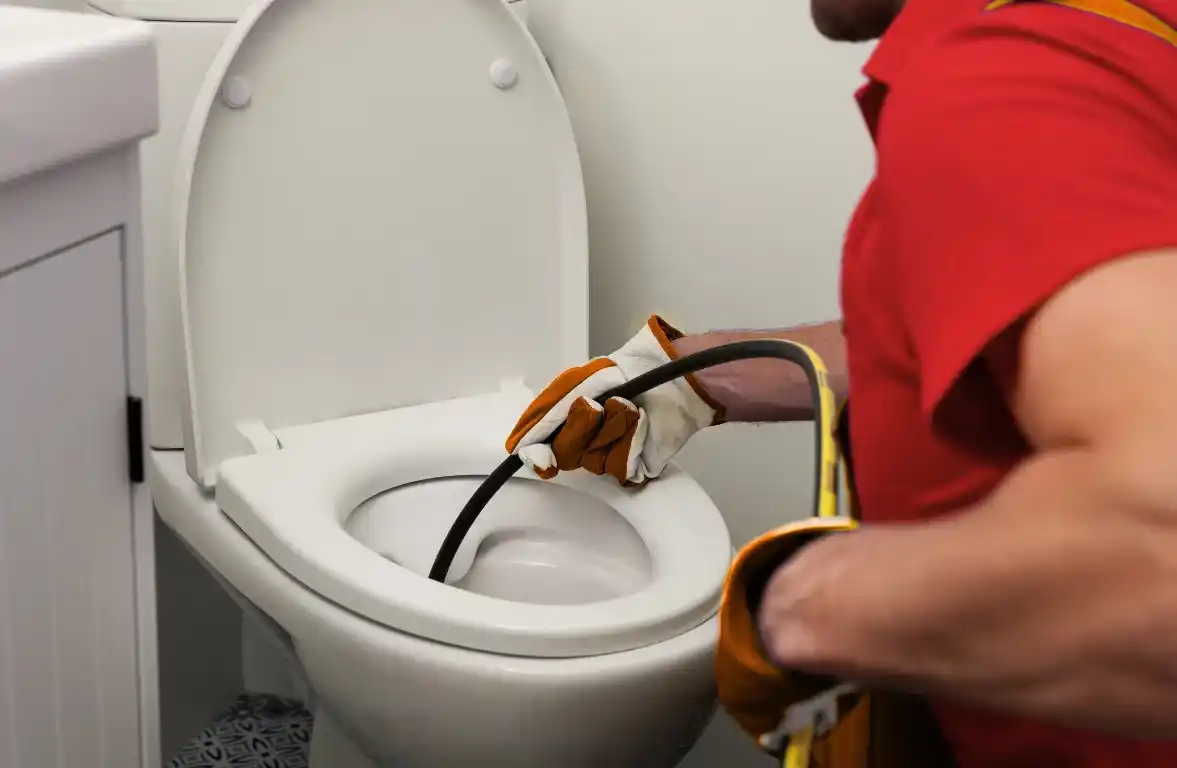 Bathroom blockage cleaning